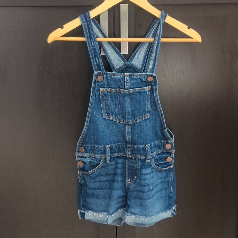 Gap Kids 4 Piece Girls Summer Bundle Stylish Assorted Dresses and Overalls - 8 - Picture 6 of 6